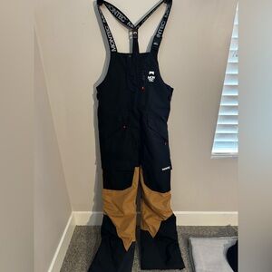 Montec Black and Tan Snow Bib